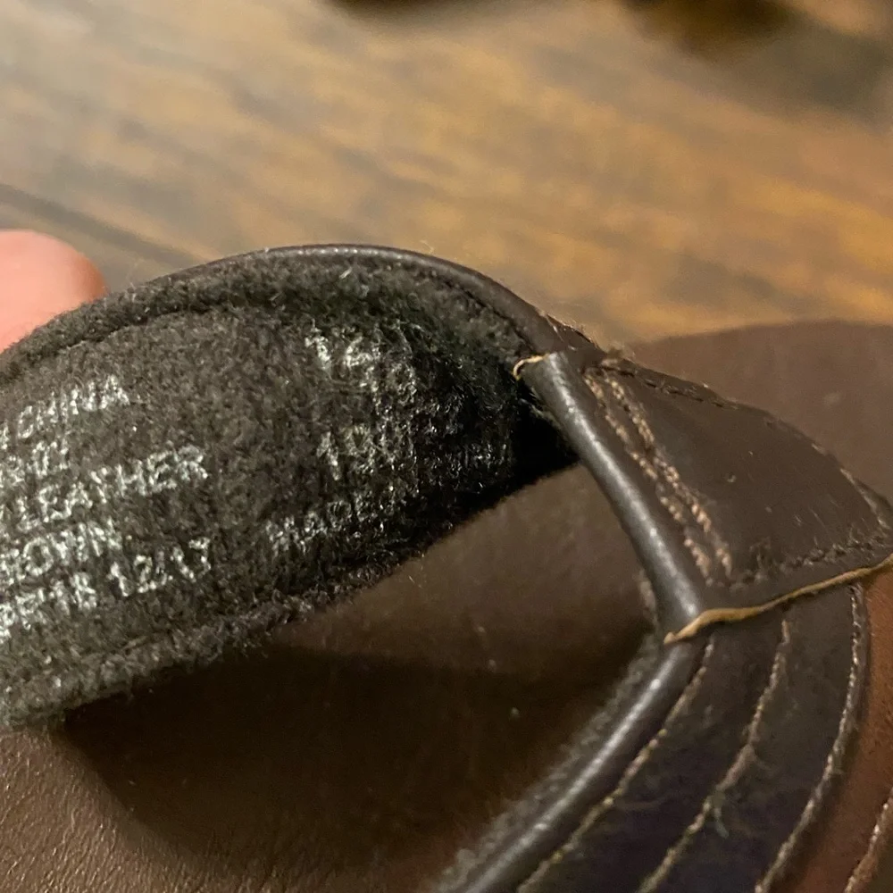 Old Navy Boys Brown Faux Leather Sandals, Size 12/13